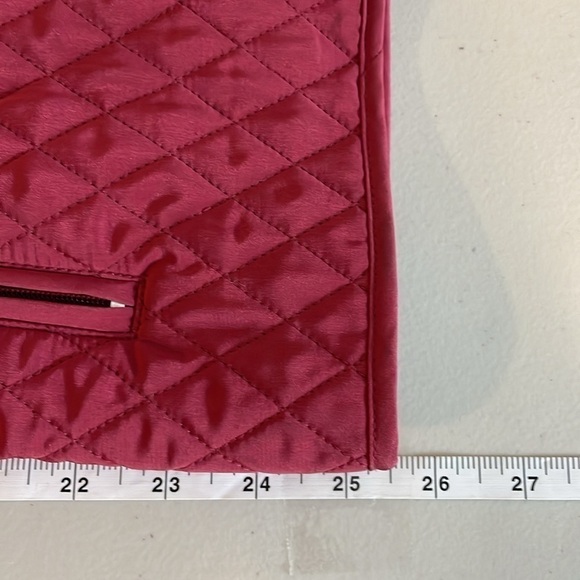 J. McLaughlin Women's Mauve Quilted Fleece Lined Full Zip Jacket Size Medium - Picture 11 of 14